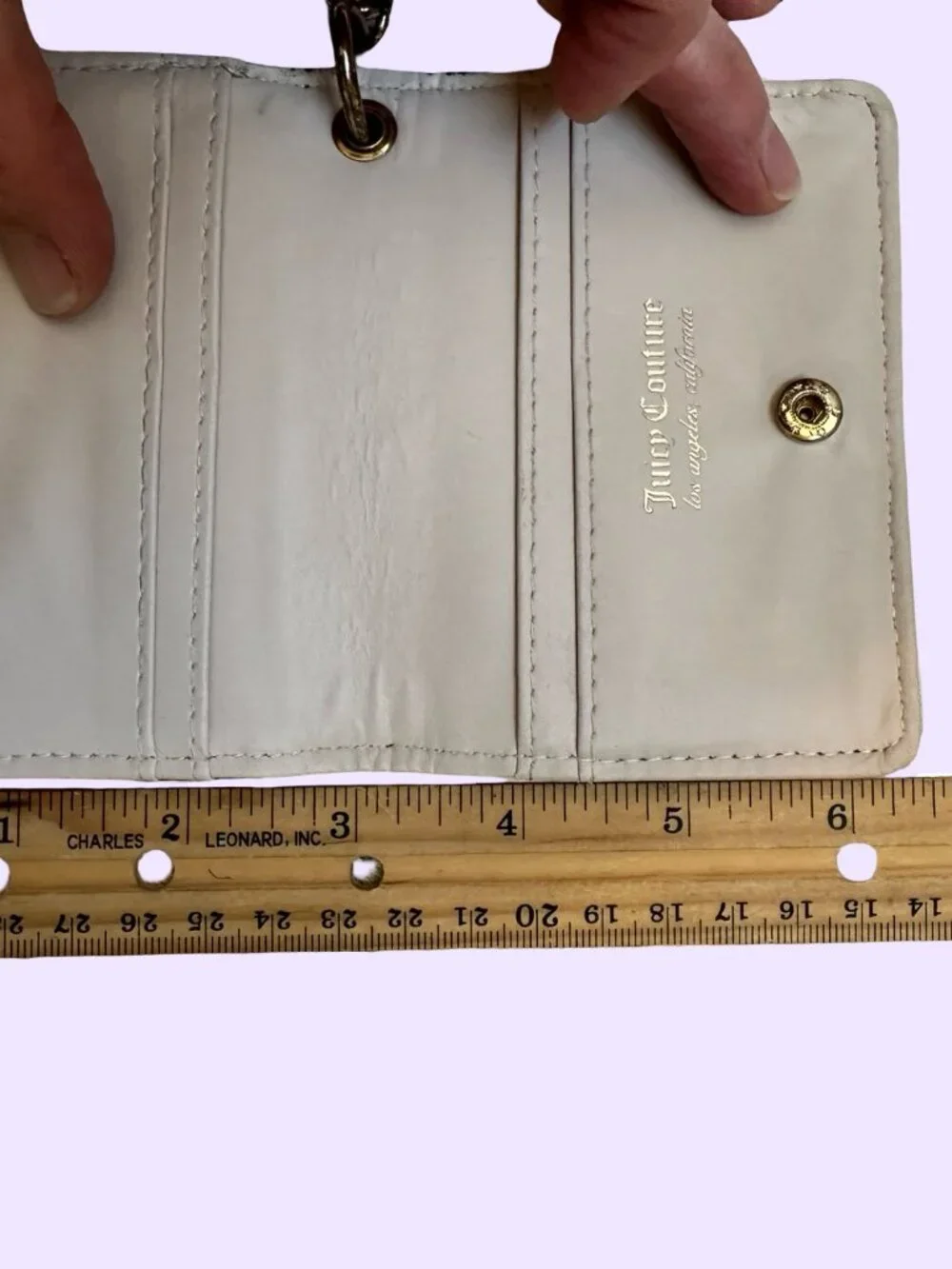 Y2K Juicy Couture Upgrade U Card Case Wallet Powder Pink Blush Heart Keyring